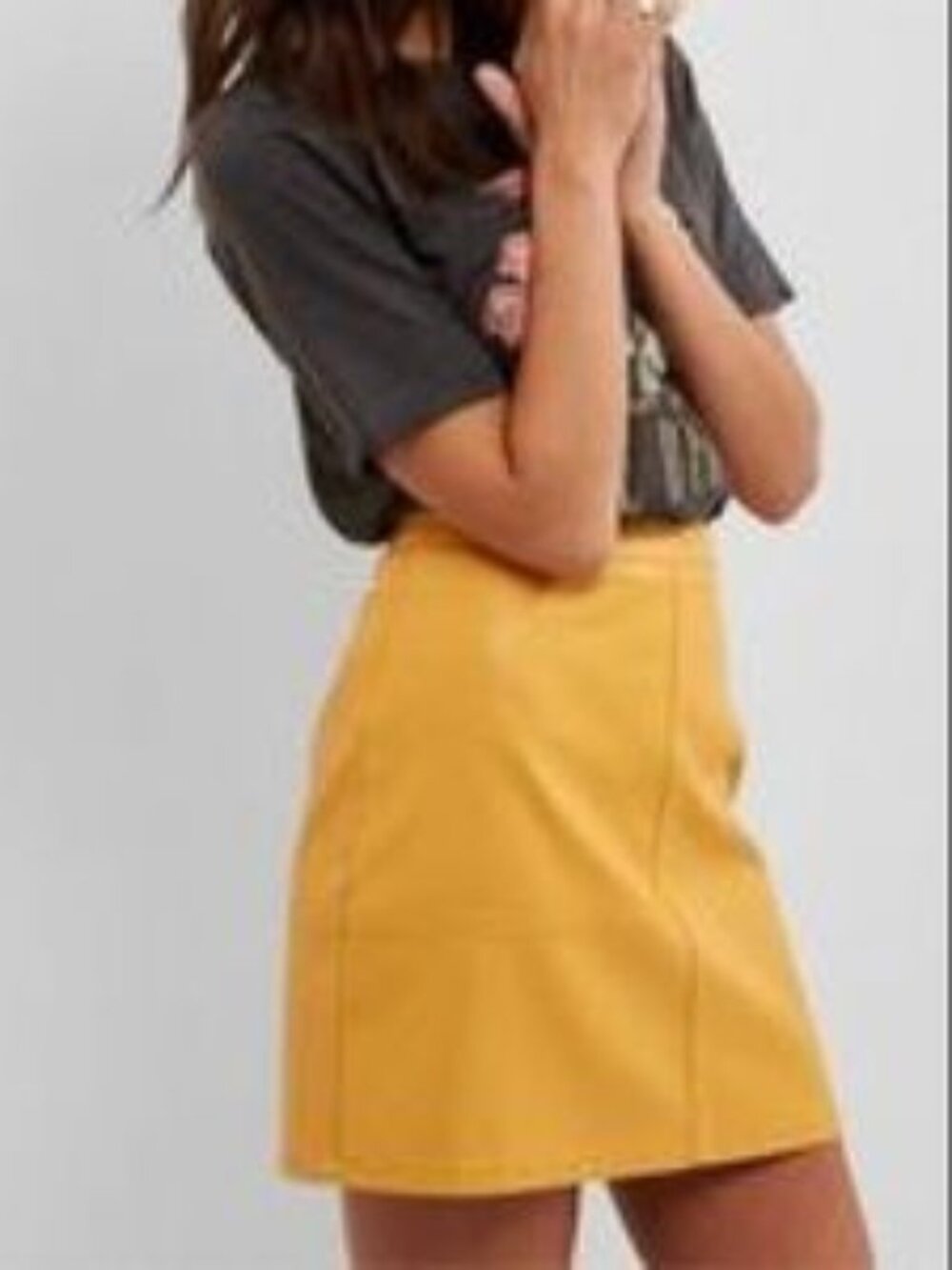 Philosophy faux leather skirt NEW